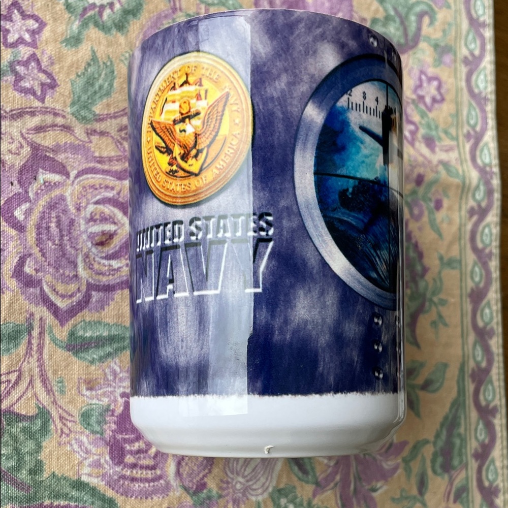 United States Navy Mug with Emblem holds 14oz